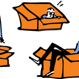 Animated box with a man inside Individual Advice at Alman Partners True Wealth Animated box with a man inside Individual Advice at Alman Partners True Wealth