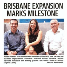 Daily Mercury Brisbane Expansion Milestone – Alman Partners team celebrates growth with expert financial advice in Brisbane Daily Mercury Brisbane Expansion Milestone – Alman Partners team celebrates growth with expert financial advice in Brisbane