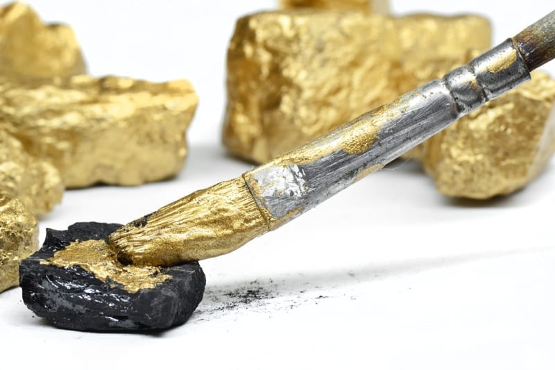 Coal painted gold with a brush – Financial advice on identifying genuine investment opportunities