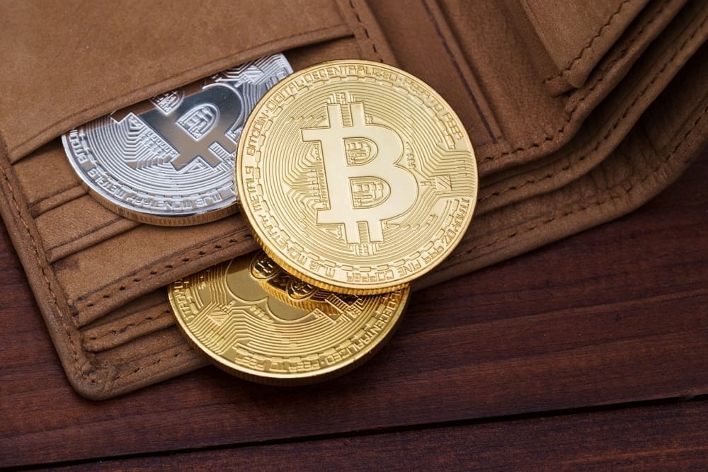 Bitcoin in wallet at Alman Partners True Wealth