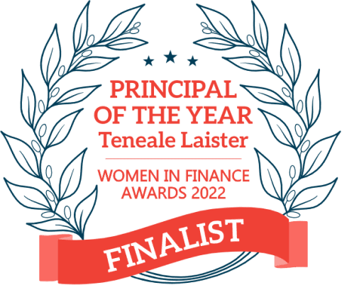 Women in Finance Awards 2022 - Principal of the year Teneale Laister - Alman Partners True Wealth Financial Advisers Mackay & Brisbane