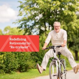Redefining Retirement to “Re-tryment” - Joyful senior man riding a bike, enjoying a stress-free retirement with expert financial adviser planning Redefining Retirement to “Re-tryment” - Joyful senior man riding a bike, enjoying a stress-free retirement with expert financial adviser planning
