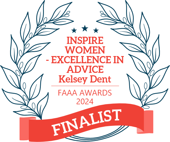 Inspire Women - Excellence in Advice Kelsey Dent FAAA Awards 2024 - Alman Partners True Wealth Mackay & Brisbane